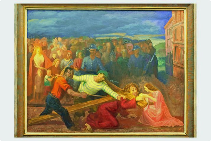 Cristo e la Veronica von Otto Dix, Vatikanische Museen