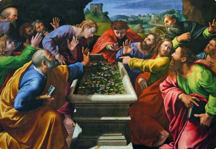 Målning i Pinacoteca (Bildgalleri)