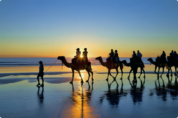 Promenade à dos de chameau sur Cable Beach